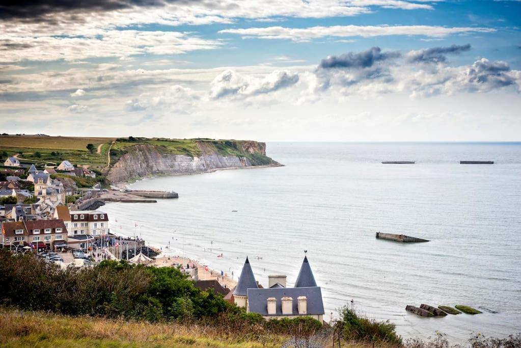 Le Joffre - Studio Sur La Digue En Centre Ville Arromanches-les-Bains Ngoại thất bức ảnh